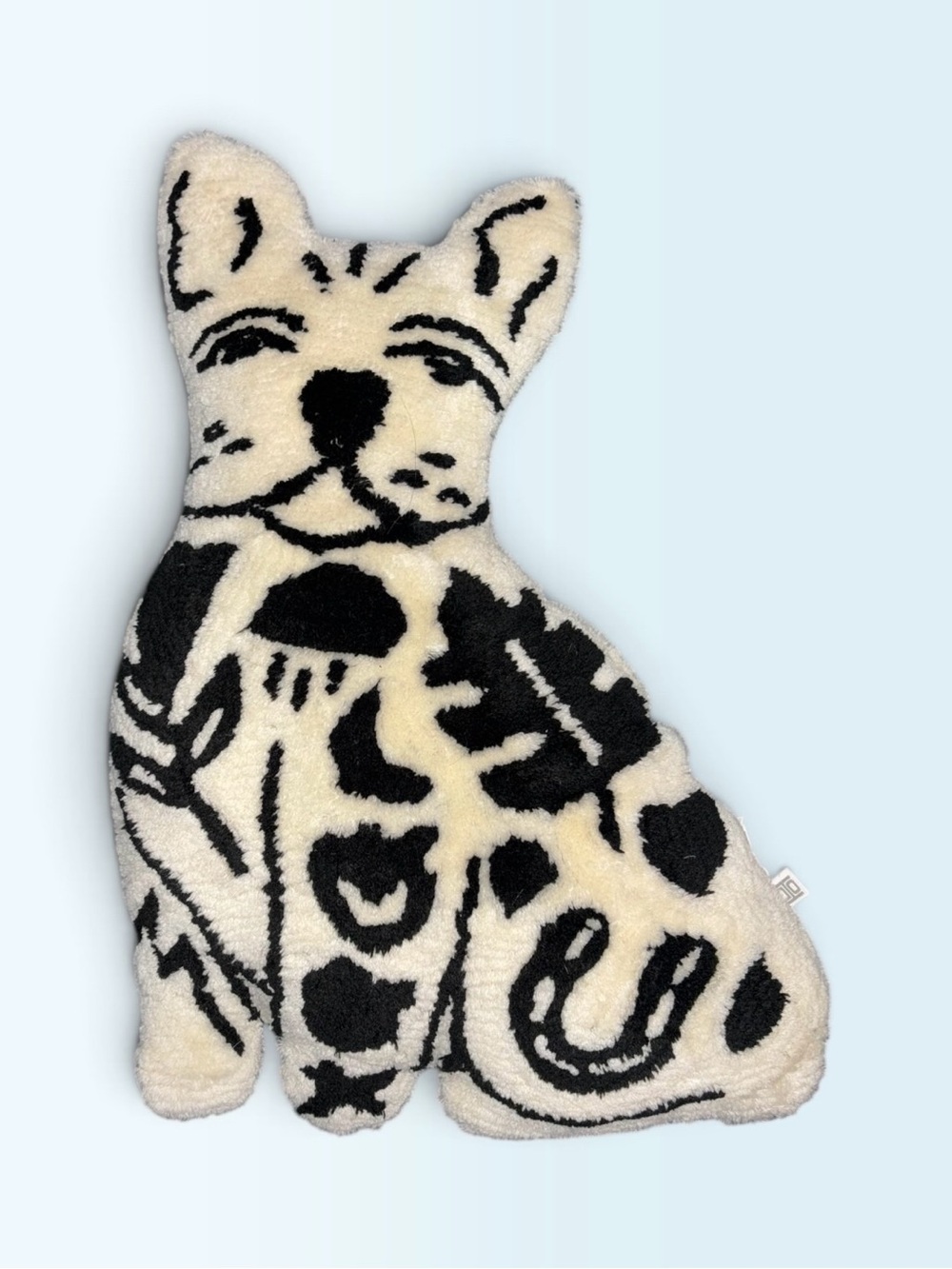 Urban Outfitters Tattooed Frenchie Tufted Throw Pillow